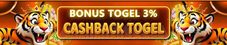 AROMA4D Bonus Cashback Mingguan 3% (khusus togel)