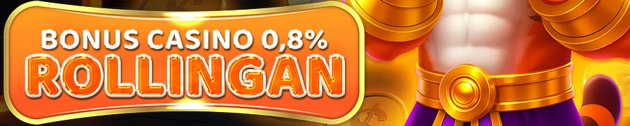 AROMA4D Bonus Rollingan Casino 0,8%