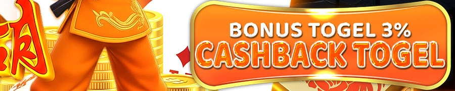 AROMA4D Bonus Cashback Mingguan 3% (khusus togel)
