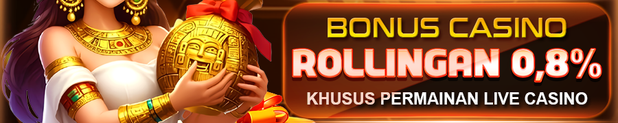 AROMA4D Bonus Rollingan Casino 0,8%