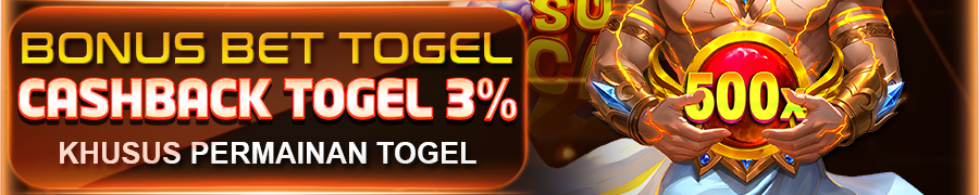 AROMA4D Bonus Cashback Mingguan 3% (khusus togel)