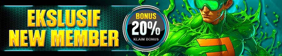 BERSIH4D BONUS EKSKLUSIF NEW MEMBER 20%