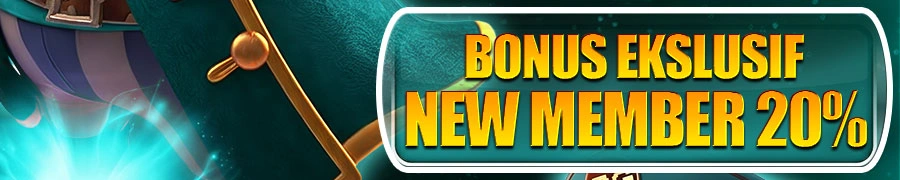 BERSIH4D BONUS EKSKLUSIF NEW MEMBER 20%