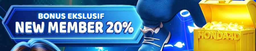 Honda4D BONUS EKSKLUSIF NEW MEMBER 20%